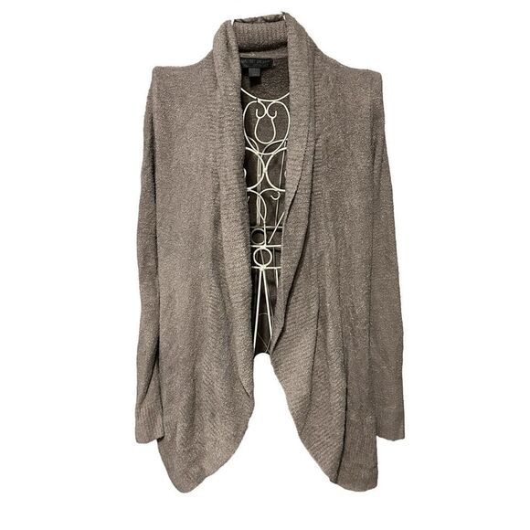 Beautiful Barefoot Dreams Cardigan Cozy Chic Lite gray Soft size medium Great Co - Picture 6 of 14